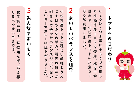おいしいトマトでつくったカレー5箱セット トマトカレー