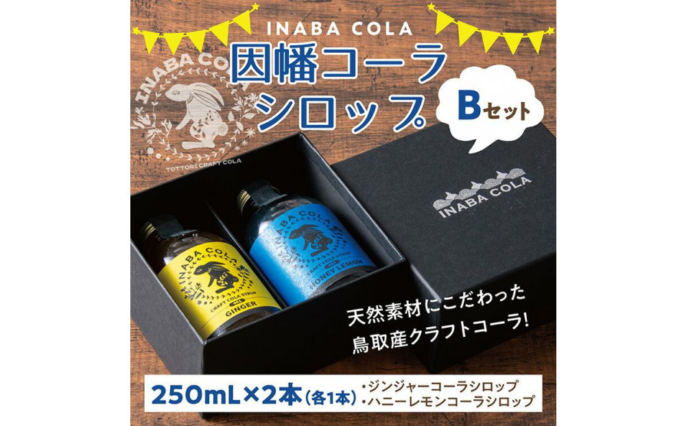 因幡コーラシロップBセット(ジンジャー・ハニーレモン) 312011_EY002