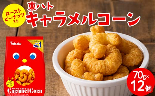 東ハト　キャラメルコーン　67g×12個　※着日指定不可 FAA-205
