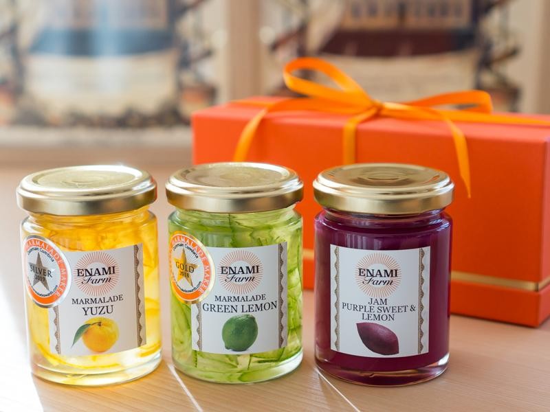 
            英国受賞の静岡県産マーマレードとジャム３本セット
          