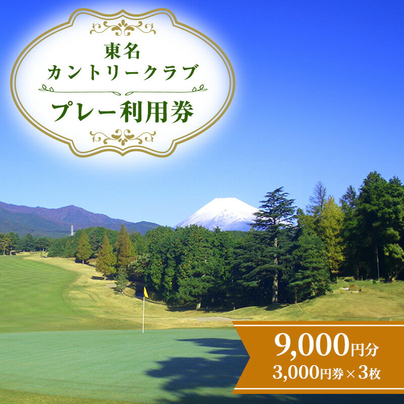 【ふるさと納税】ゴルフ チケット 静岡 東名カントリークラブ プレー 利用券 9000円分 ゴルフチケット 券 施設利用 静岡県 裾野 裾野市