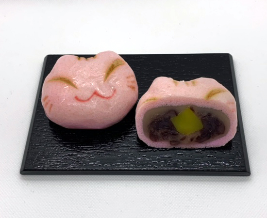 京都猫スイーツ 紅白猫まんじゅう 6個入 [0325]_イメージ3