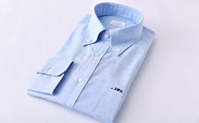 くまモン 紳士用 ブルー（LL）HITOYOSHIシャツ