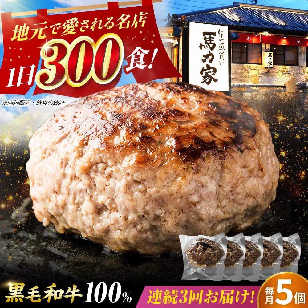 【3回定期便】超ハンバーグ ミニ 5個[AVBO066]おかず 定期便