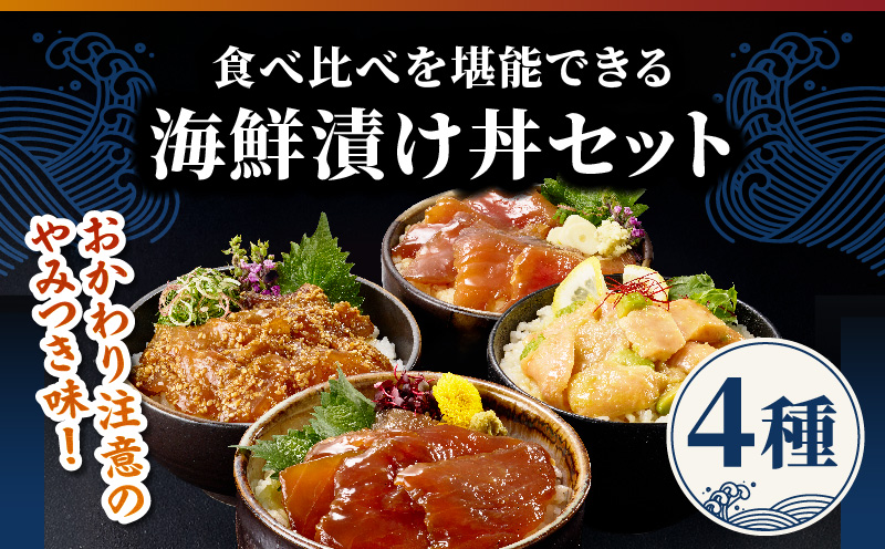 海鮮漬け丼セット 合計8パック 丼 海鮮丼 魚_M416-001-02