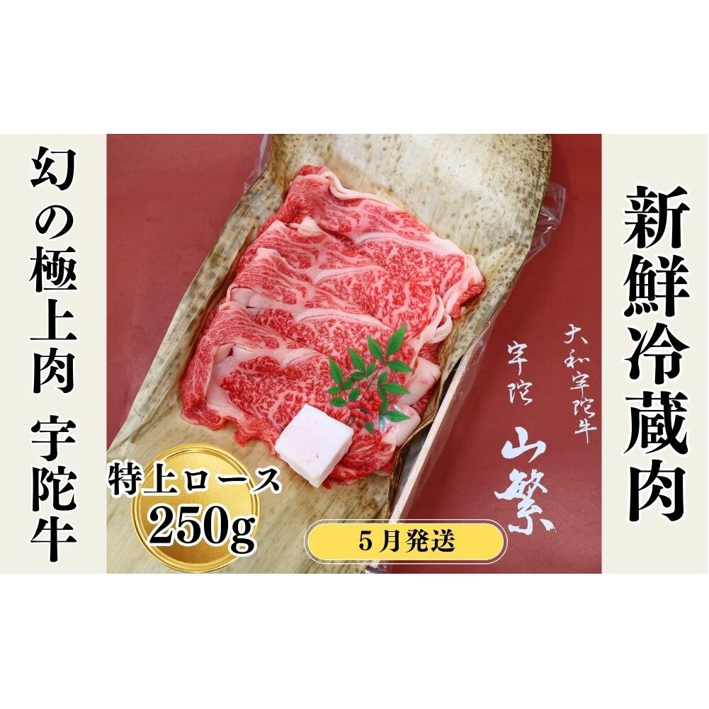 ＜2026年5月発送＞名産 認定肉 宇陀牛 国産 黒毛和牛 特上 ロース すき焼き 約250g チルド / 宇陀 山繁 ふるさと納税 牛肉 人気 ギフト 寄付 ランキング おすすめ グルメ 肉 返礼品