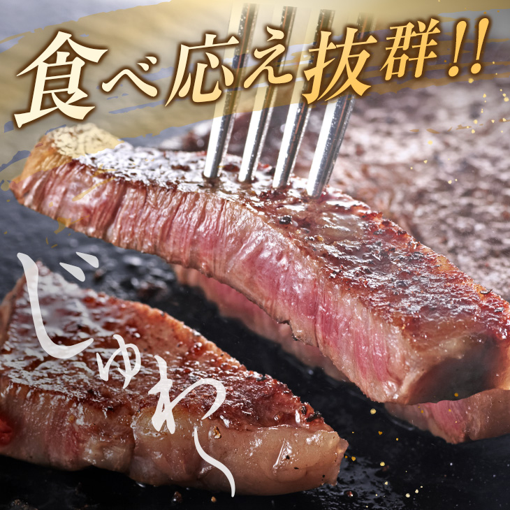 数量限定 黒毛和牛 ロース ステーキ 計800g 牛肉 国産 ビーフ おすすめ グルメ 食品 ディナー おかず 晩ご飯 赤身 焼肉 鉄板焼き BBQ バーベキュー お取り寄せ ミヤチク_DC26-25