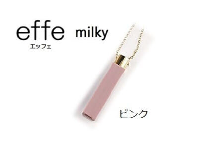 防災・防犯用 笛『effe（エッフェ）～milky～』ピンク  ホイッスル アクセサリー 