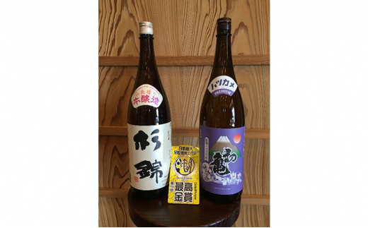 日本酒 飲み比べ セット 計3600ml 1800ml 2本 一升 瓶 地酒 お酒 初亀 プレミアム 杉錦山廃本醸造 静岡県 宅飲み 家飲み おうち時間 飲み会 アルコール 飲料 静岡県 藤枝市