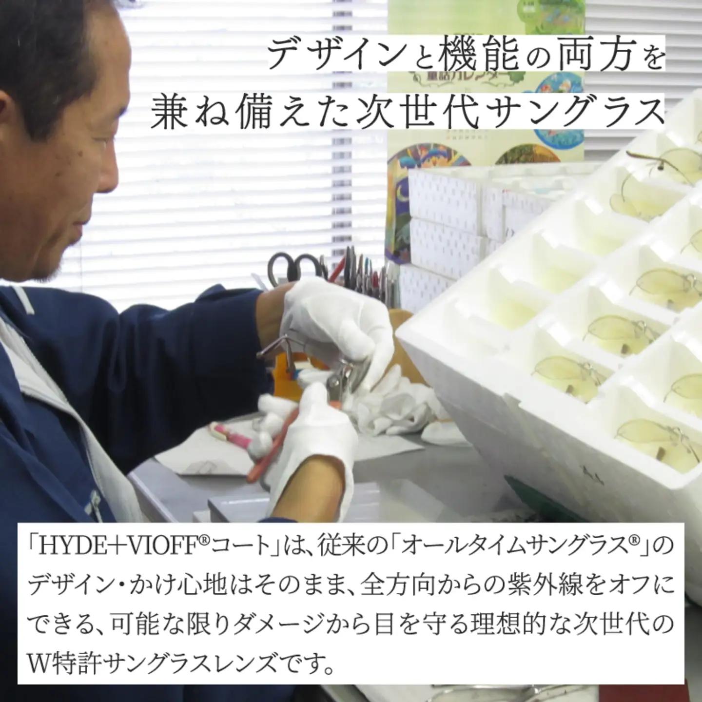 エアリィ（男女兼用）　かけてる事を忘れる驚異の軽さ　１１ｇ スモーク