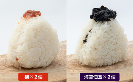 つや姫使用 無添加冷凍おむすび10個 食べ比べセット(梅・海苔佃煮・昆布佃煮・生姜の佃煮・だだちゃ豆 各2個) FY25-268