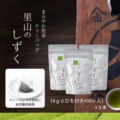 ふるさと納税 島田市 まろやか煎茶ティーバッグ　里山のしずく3本