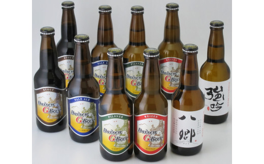 大山Ｇビール　飲み比べ１０本セット　ＹＧ−１０