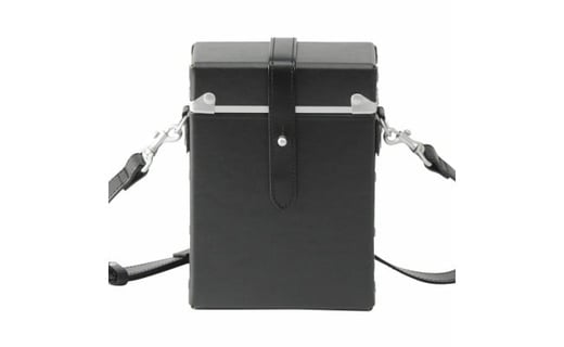 豊岡鞄　嘉玄　ファイバー　チトセ縦型ショルダー（ブラック）