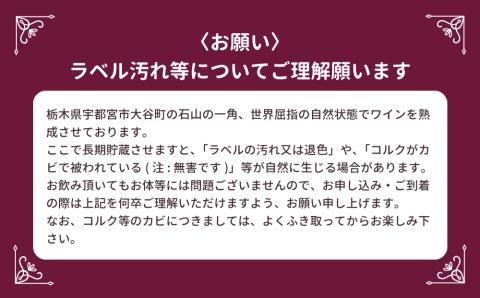 大谷の天然地下蔵で深みを増すワイン シャンパン　1本【 ワイン シャンパン ギフト 栃木県 宇都宮市 】※配送不可地域：離島