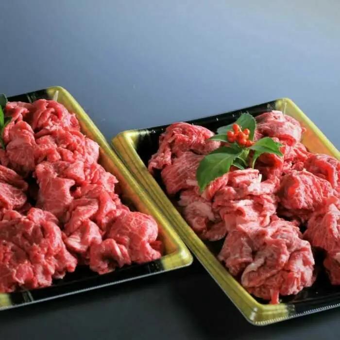 佐賀牛切り落とし 計1kg（500g×2パック） / 佐賀県 / マルフクフーズ [41AOCS074]