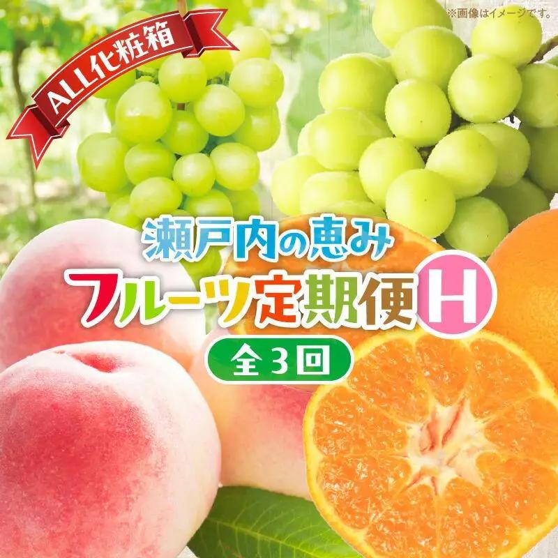 【ALL化粧箱】【3回お届け】高松市自慢のフルーツ定期便【H】| フルーツ