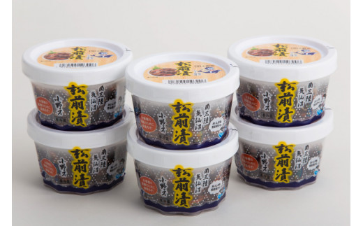 小野万 松前漬 170g 6個セット【ご飯のお供に、酒の肴に】 [小野万 宮城県 気仙沼市 20562692] 魚 魚介類 松前漬け いか イカ 冷蔵 酒の肴 おつまみ おかず ご飯のお供