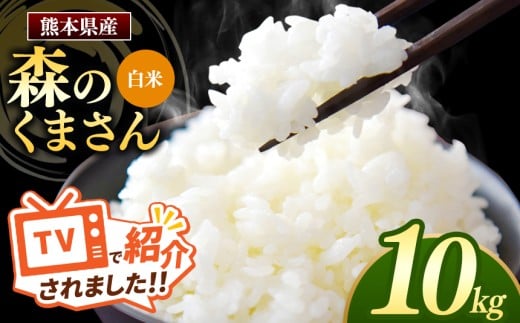 森のくまさん 白米 10kg 5kg×2袋 | 米 お米 精米 白米 10kg 5kg 2袋 送料無料 国産 国産米 熊本県産 熊本県 玉名市