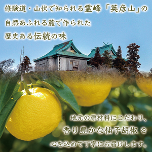【ふるさと納税】元祖 ゆず ごしょう 柚子胡椒 満喫セット [a0015] 柚乃香本舗 【返礼品】添田町 ふるさと納税