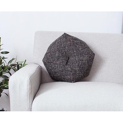 ふるさと納税 京都市 【洛中高岡屋】落ち着いた色目と素材感 ブレンデル おじゃみ座ぶとん(ブラック)