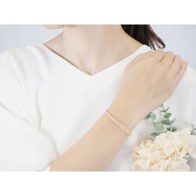 ふるさと納税 甲府市 K18YG 0.50ct ダイヤモンド形状記憶バングルP3116 |  | 03