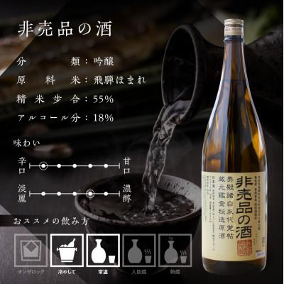 ふるさと納税 飛騨市 【期間限定】門外不出の秘造原酒 『非売品の酒』1.8L(日本酒 吟醸酒 辛口 ) |  | 01