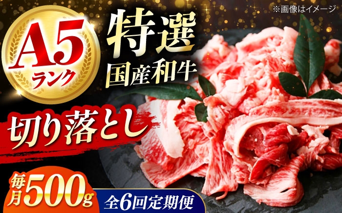 
                  【全6回定期便】 和牛 国産和牛切落し 500ｇ 肉 お肉 国産 和牛 牛肉 切り落とし 冷凍 ギフト ストック A5ランク 国産和牛切落し 肉 お肉 国産 和牛 牛肉 切り落とし 冷凍 ギフト ストック A5ランク 贈答 ギフト 贈り物 人気 定番 おすすめ 定期便 ふるさと納税 特産品 産地直送 取り寄せ お取り寄せ ふるさと納税 大阪府高槻市/株式会社ミートモリタ屋 [AOAI051]
                