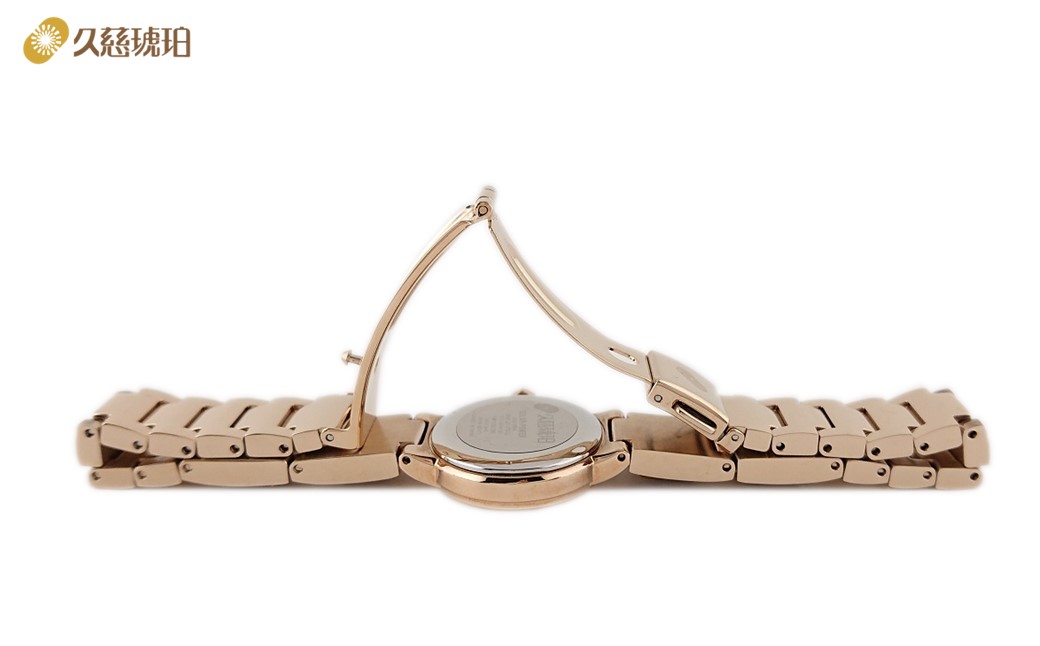 久慈産琥珀使用　ソーラーパワーウォッチ（Lサイズ：手首まわり約18cm） Lサイズ（手首まわり約18cm）