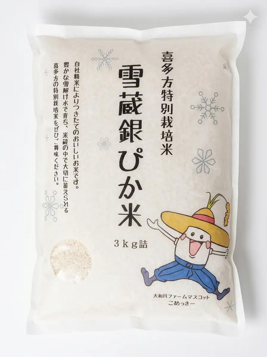 【先行予約】【4か月定期便】令和8年産　ミルキークイーン3kg/計12kg　特別栽培米　ミルキークイーン　雪蔵銀ぴか米　会津　喜多方　【07208-0958】