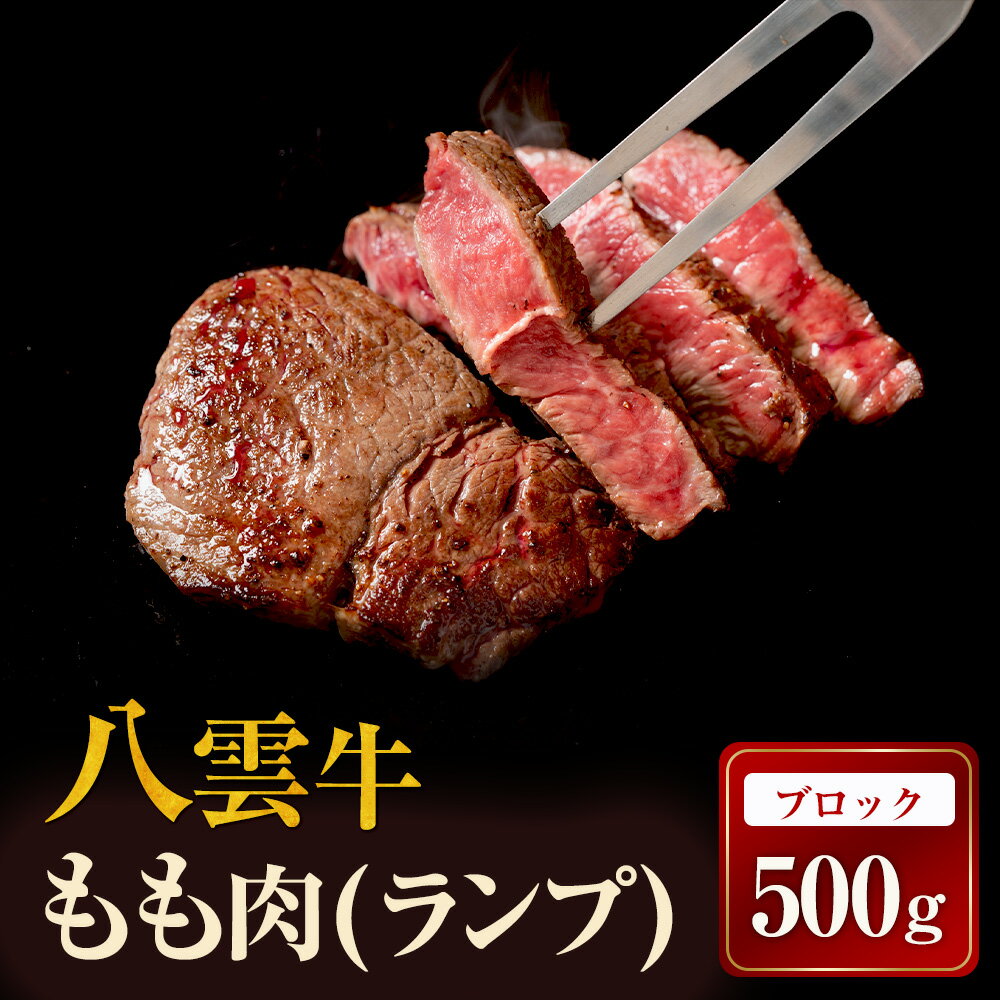 【ふるさと納税】【北海道情報雑誌で紹介！】八雲牛 ランプブロック 500g ※沖縄・離島への配送不可