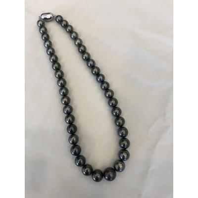 ふるさと納税 嘉麻市 SVタヒチ黒蝶真珠ネックレス |  | 01