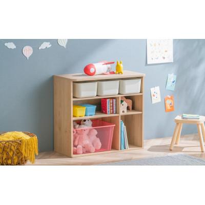 ふるさと納税 大河原町 収納棚 ラウンドシェルフ スタンダードタイプ ナチュラル/ライトベージュアイリス[53753084] |  | 03