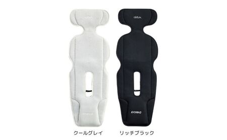 シート airluv4+ donut 送風機付き クールシート ベビーカー チャイルドシート バウンサー クールグレイ