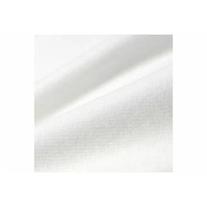 DJS-777 decollouomo メンズドレスシャツ 長袖（生地／オーヴァーチュア）スタンダードタイプ　ピュアホワイト／SMサイズ