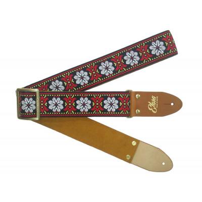 ふるさと納税 郡上市 【ギターストラップ】 Elara Straps Morning Glory Red