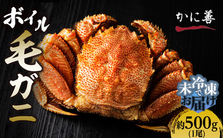 ボイル毛ガニ 500g ＜かに善＞
