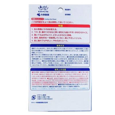 ふるさと納税 新居浜市 小林製薬のからだに貼る熱さまシート 14枚×7箱セット 打ち身 暑さ対策などに |  | 02