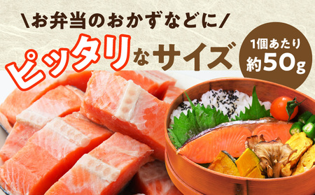 【定期便】銀鮭 切身 約50g×20切れ 全2回【2026年3月＆6月発送】