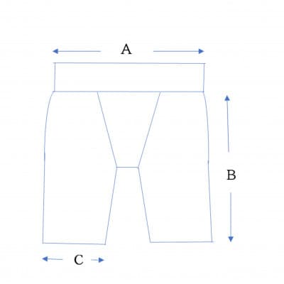 【糸よし】腹当兼用ズボン型半股引 (黒)3Lサイズ【1696757】