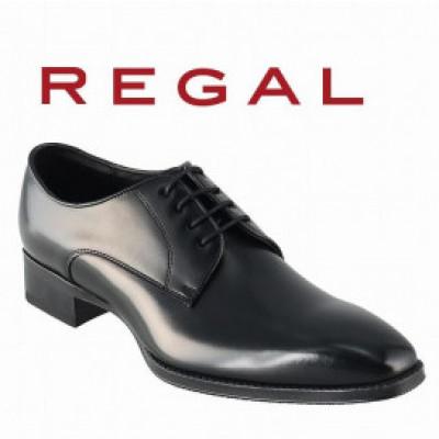 ふるさと納税 奥州市 REGAL革靴 プレーントゥ 24EL ブラック&lt;奥州市モデル&gt; 24.0cm [AM016]