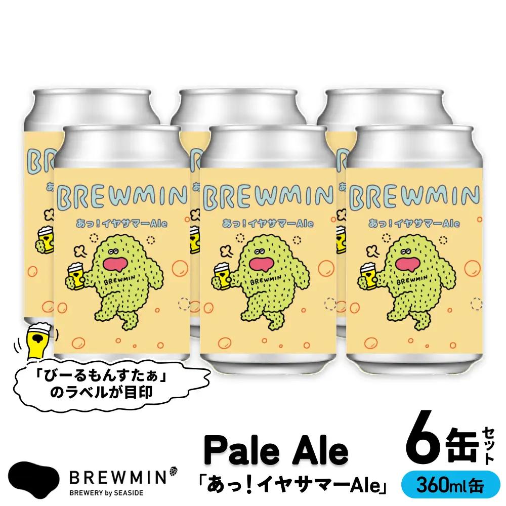 クラフトビール 「あっ！イヤサマーAle」6本セット 【BREWMIN'のPale Ale】 富山県  氷見市 地ビール ビール ６ 缶 詰め合わせ Pale Ale