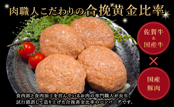 佐賀牛入り特製ハンバーグ 120g×20個【06ff-0020】