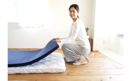 MS低反発 セミダブル【ネイビー】 日本製 低反発 体圧分散 マットレス メディカルスリーパー【日本製 寝具 洗える寝具 洗えるマットレス 人気マットレス おすすめ 岡山県 倉敷市】