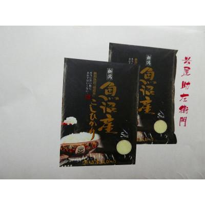 ふるさと納税 南魚沼市 南魚沼産(しおざわ)こしひかり　栽培期間中農薬を8割減らして育てたお米　精米10kg(5kg×2袋)