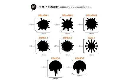 顔型蛍光色ゴルフマーカー(Splashフェイスシリーズ) オリジナルマーカー作成 ゴルフ用品 ギフト プレゼント 記念 おしゃれ ゴルフ好き 千葉市 千葉県 ブルー