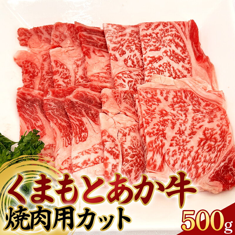【ふるさと納税】くまもとあか牛 焼肉用カット 500g 牛肉 冷凍 九州 熊本県 球磨村 FKP9-621