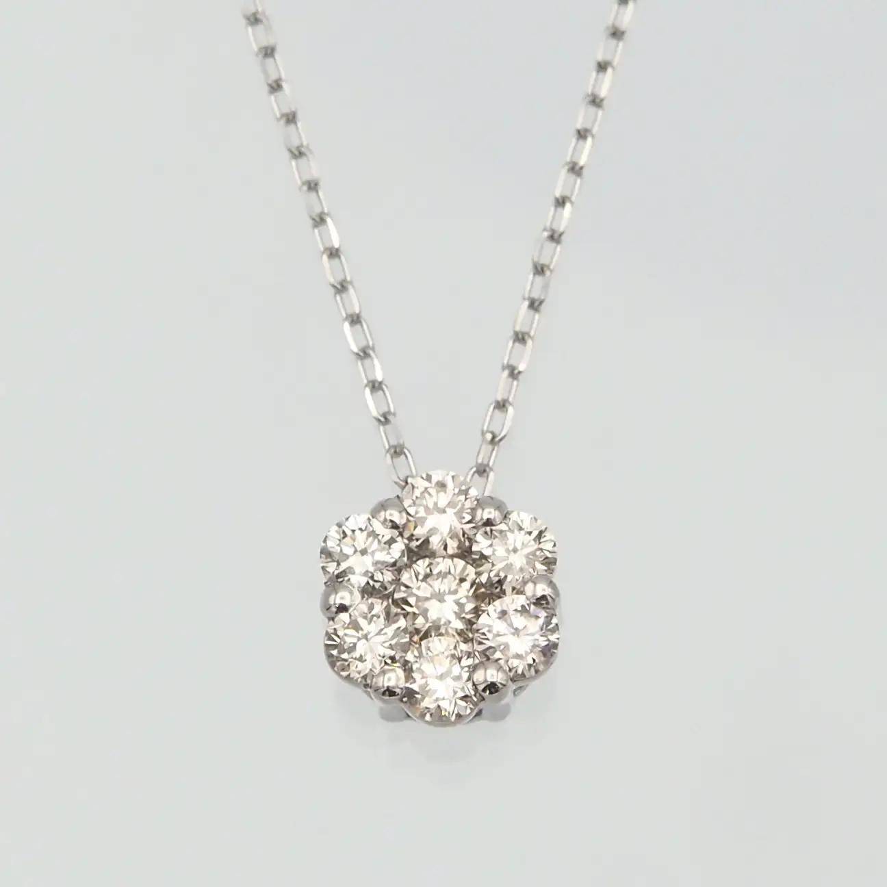 PT900/PT850 0.30ct ダイヤモンド ペンダントネックレス　HH-019716 SWBT004-PT