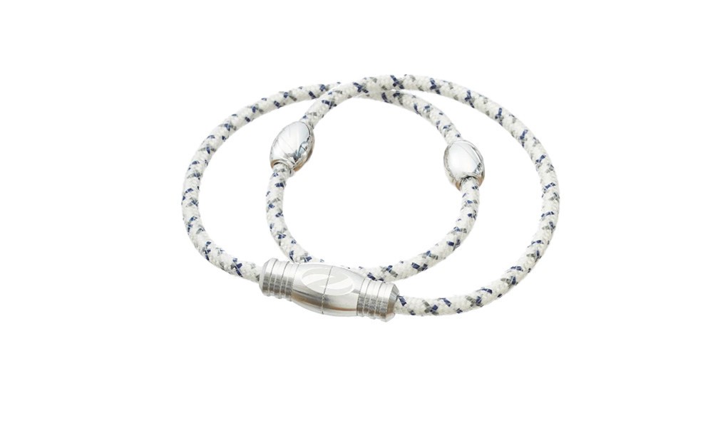 
                  【サイズ選択可】ザオラル・リカバリーネックレス　WH/SI｜横浜市 Sサイズ Mサイズ Lサイズ 健康アクセサリー 血行促進 回復力向上 パフォーマンスアップ 
                