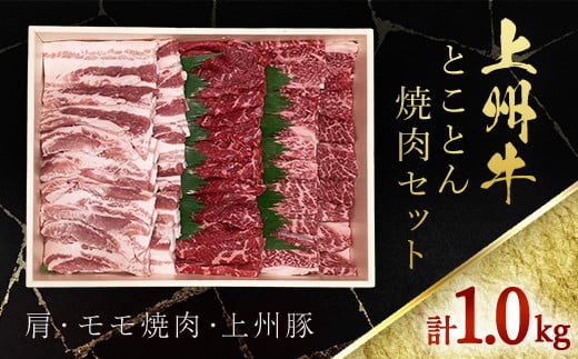 
上州牛肩・モモ焼肉・上州豚とことん焼肉セット ANP005
